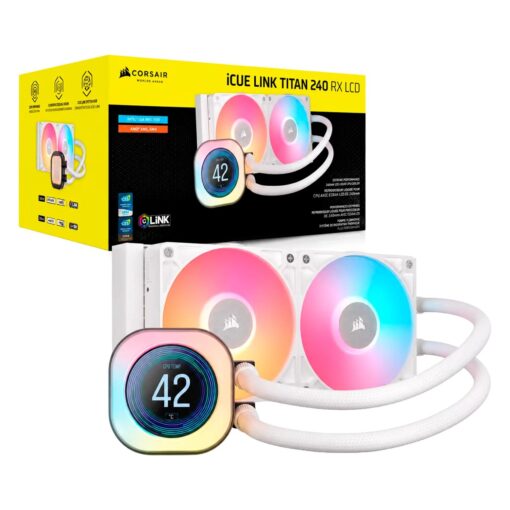 WATER COOLER CPU CORSAIR LINK TITAN 240 RX RGB WHITE CW-9061025-WW