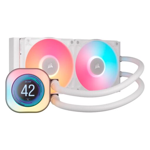 Alternative view of WATER COOLER CPU CORSAIR LINK TITAN 240 RX RGB WHITE CW-9061025-WW