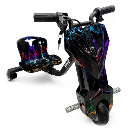 Triciclo Elétrico HYE HY-TR01 6.5" 150W - Preto e Vermelho