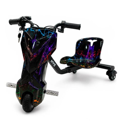 Alternative view of Triciclo Elétrico HYE HY-TR01 6.5" 150W - Preto e Vermelho