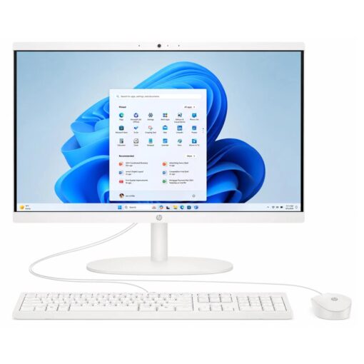 Desktop All In One HP 22-DG0034 23.8" Intel N100 128GB USF 8GB RAM - Blanco