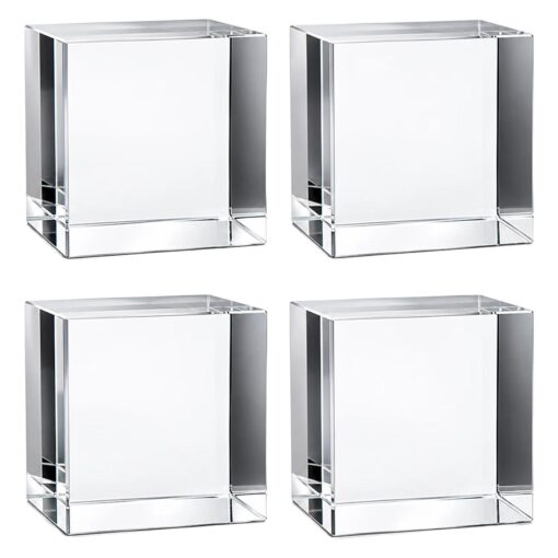 Cubos De Cristal Transparente Creality K9 Para Grabación A Laser - 4 Unidades