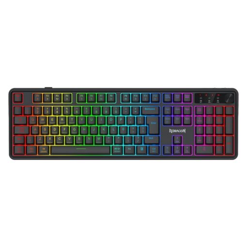 TECLADO REDRAGON RM104 VOLCANO WIRELESS K526 BB-WL