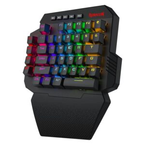 TECLADO REDRAGON K758 RGB ABYSSAL ONE-HAND (RED) - Imagen 2