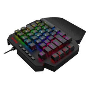 TECLADO REDRAGON K758 RGB ABYSSAL ONE-HAND (RED) - Imagen 4