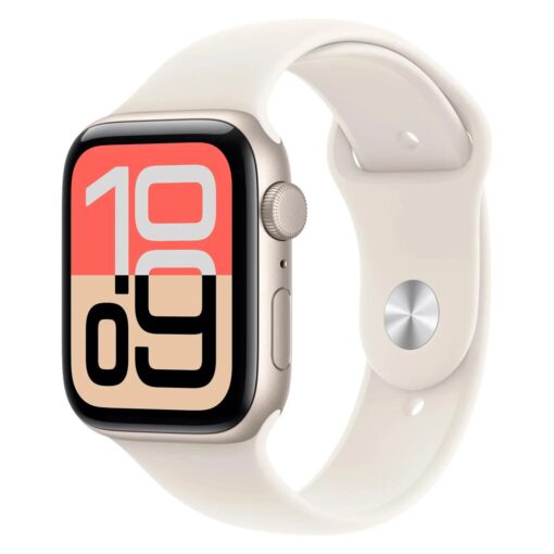 Apple Watch SE 3 2025 MEHG4HN/A Caja Aluminio 44mm Estelar - Deportivo Estelar