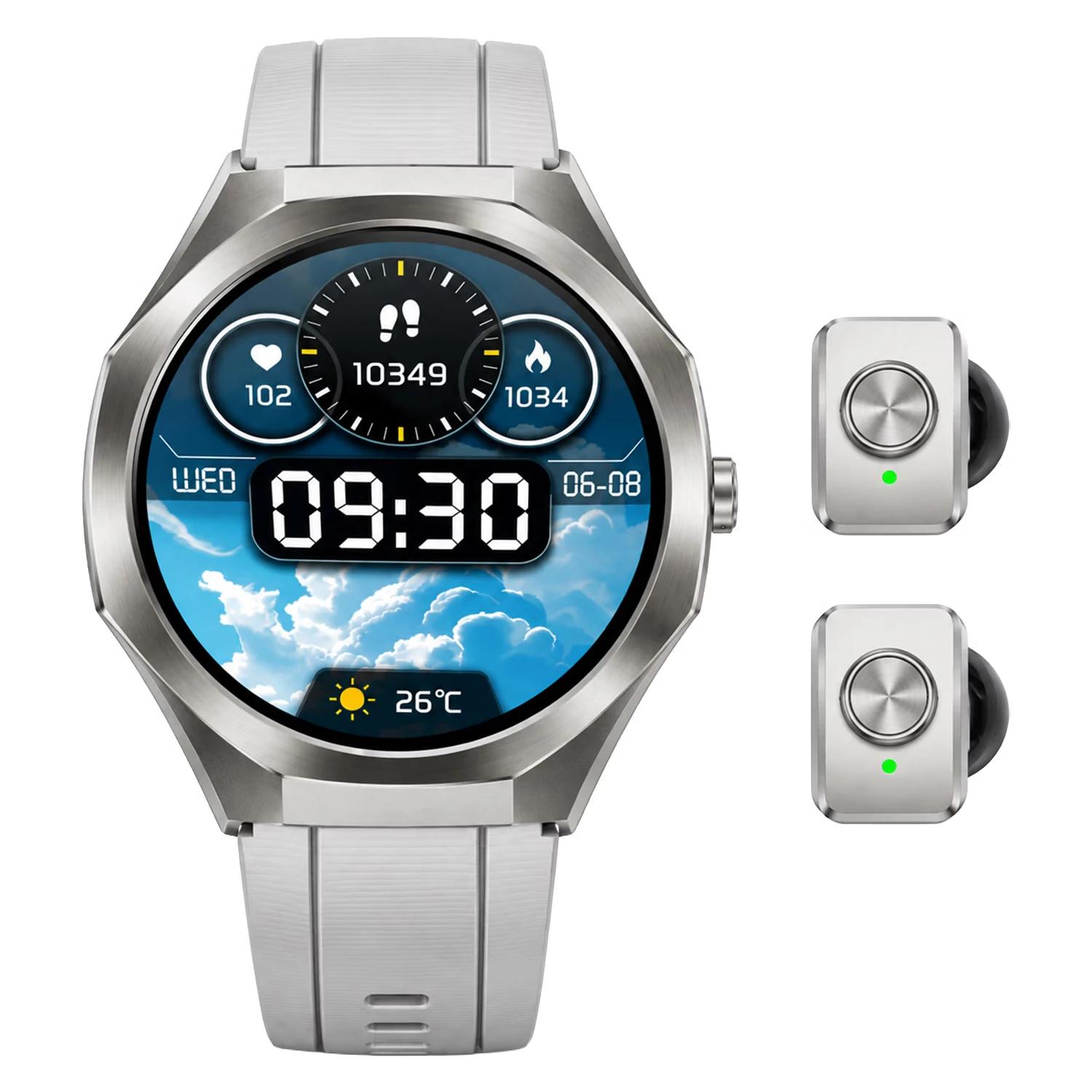 Smartwatch G-Tide R9 Edge + Auriculares - Plata - Imagen 2