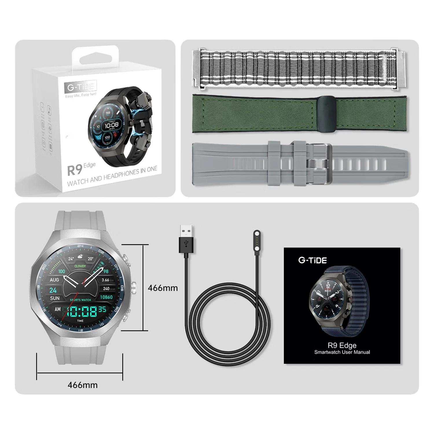 Smartwatch G-Tide R9 Edge + Auriculares - Plata - Imagen 3