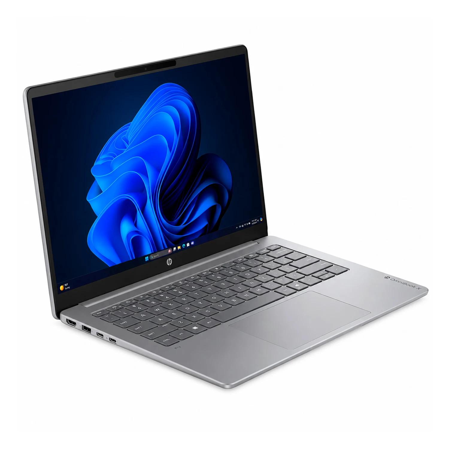 Notebook HP OmniBook 3 Snapdragon X 8GB RAM 256GB SSD Tela 14" 2K OLED Windows 11 Inglês Cinza - 14-HZ0588DX - Imagen 3