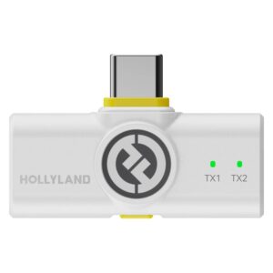 Micrófono WIRELESS HOLLYLAND LARK M2 COMBO - USB-C/LIGHTNING WHITE - Imagen 6