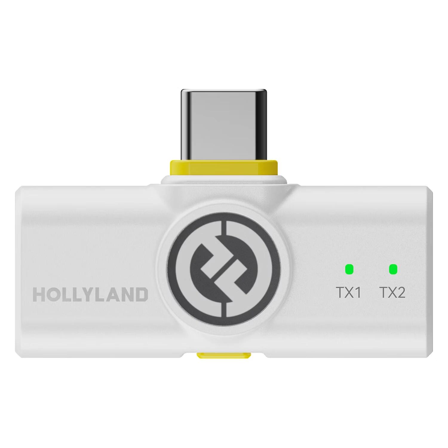 Micrófono WIRELESS HOLLYLAND LARK M2 COMBO - USB-C/LIGHTNING WHITE - Imagen 6