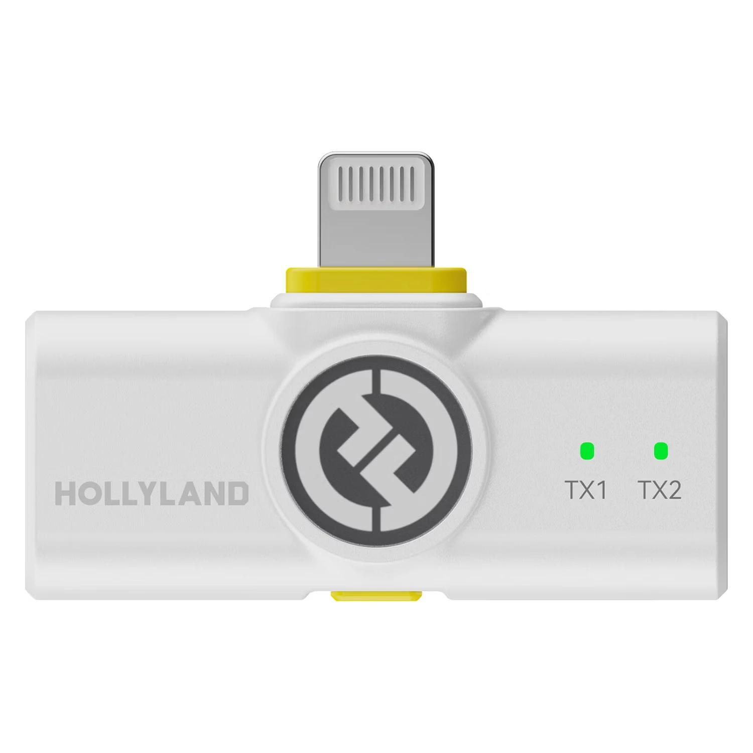 Micrófono WIRELESS HOLLYLAND LARK M2 COMBO - USB-C/LIGHTNING WHITE - Imagen 8