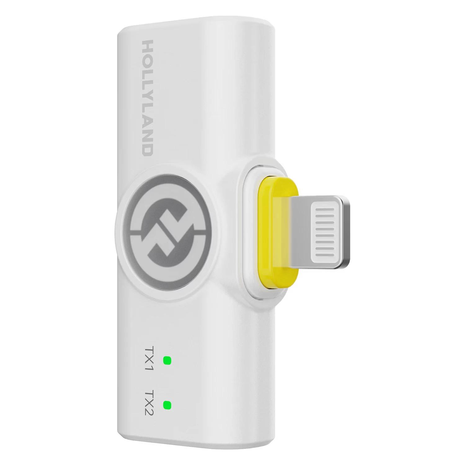 Micrófono WIRELESS HOLLYLAND LARK M2 COMBO - USB-C/LIGHTNING WHITE - Imagen 9