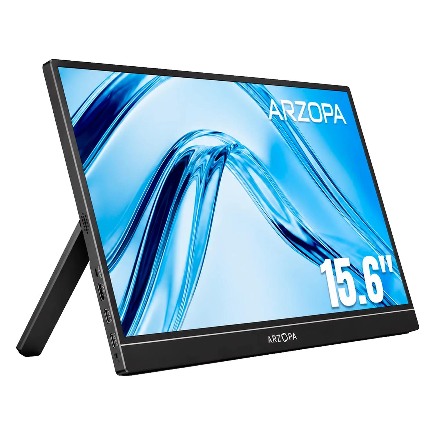 Monitor Portátil Arzopa A1 Gamut 15.6" Full HD 60Hz USB-C - Negro - Imagen 2