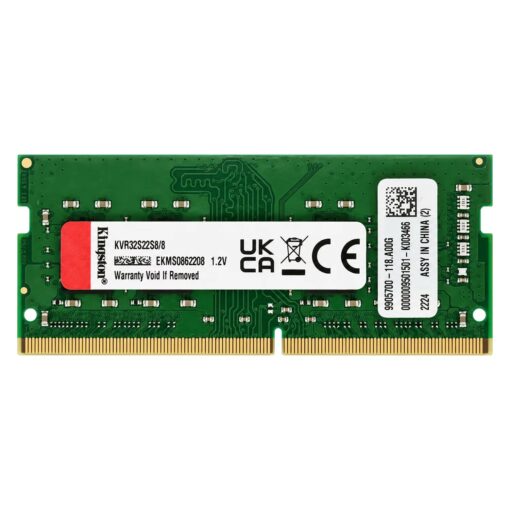 Memoria RAM Kingston 8GB DDR4 3200 MHz Para Notebook - KVR32S22S8/8WP