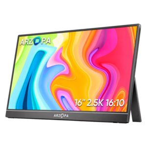 Monitor Portátil Arzopa Z1RC 16.1" 2.5K 60Hz Mini HDMI - Preto