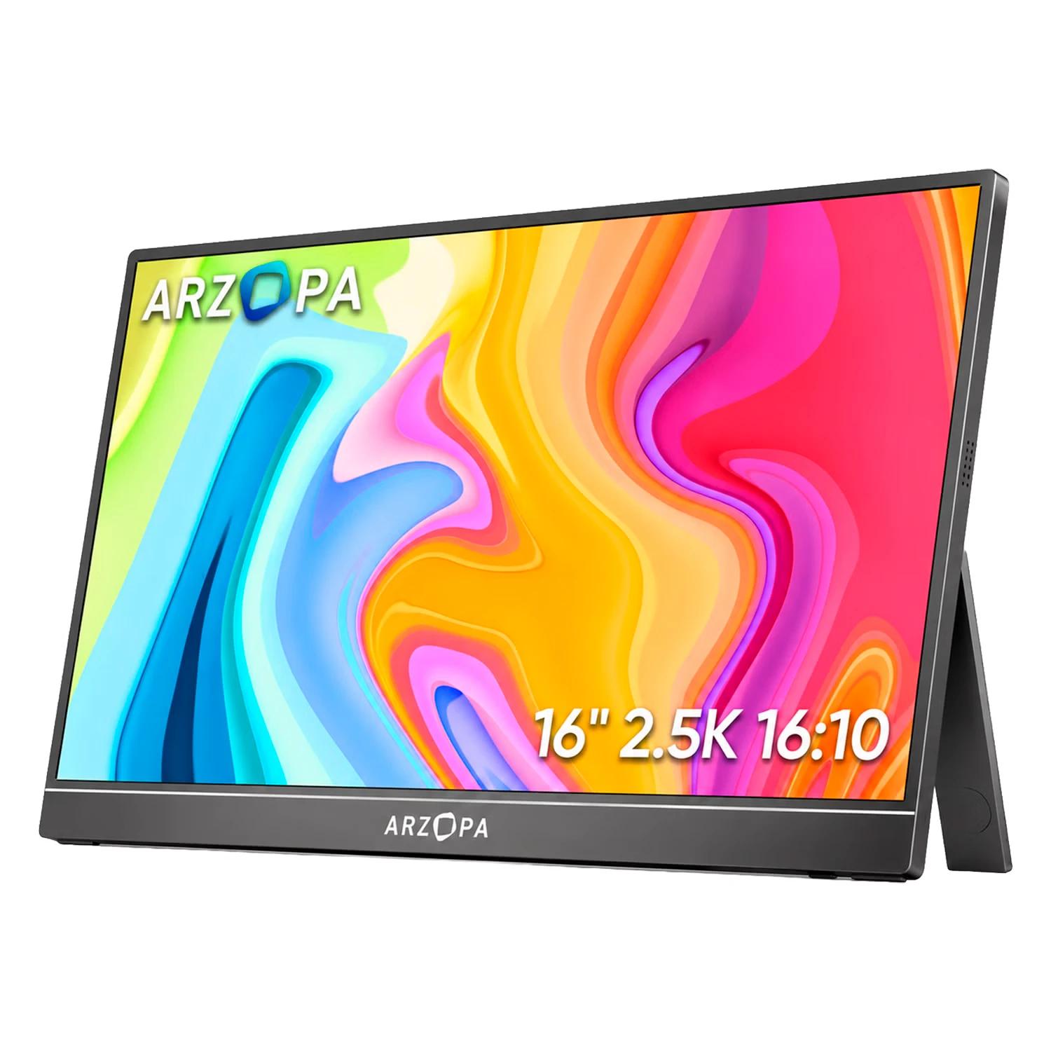 Monitor Portátil Arzopa Z1RC 16.1" 2.5K 60Hz Mini HDMI - Preto