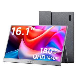 Monitor Gamer Portátil Arzopa Z3FC 16.1" 2.5K 180Hz USB-C - Gris