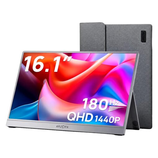 Monitor Gamer Portátil Arzopa Z3FC 16.1" 2.5K 180Hz USB-C - Gris