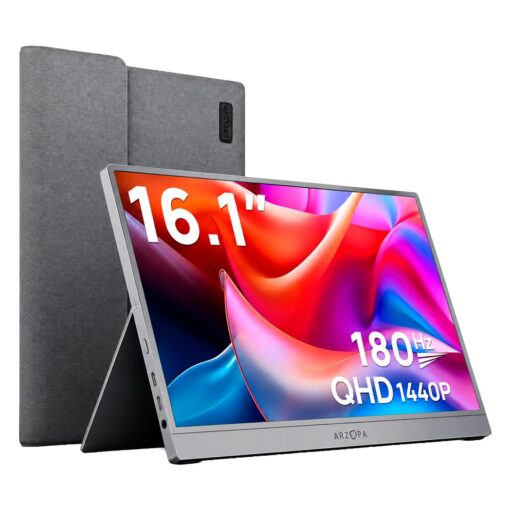 Alternative view of Monitor Gamer Portátil Arzopa Z3FC 16.1" 2.5K 180Hz USB-C - Gris