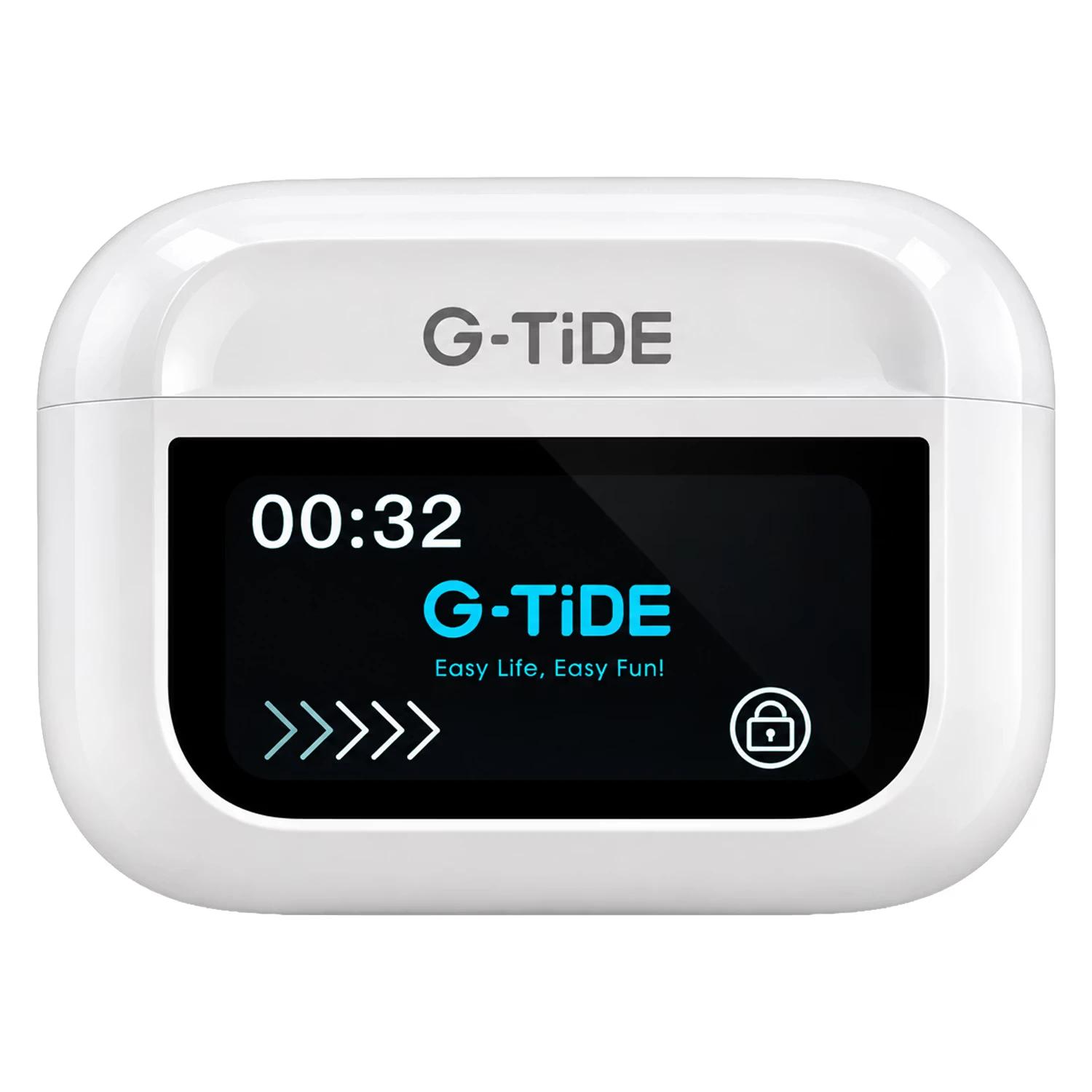 Auriculares G-TIDE DWS2 FUTURE POD AI EARPHONES WIRELLES BLUETOOTH WHITE - Imagen 4