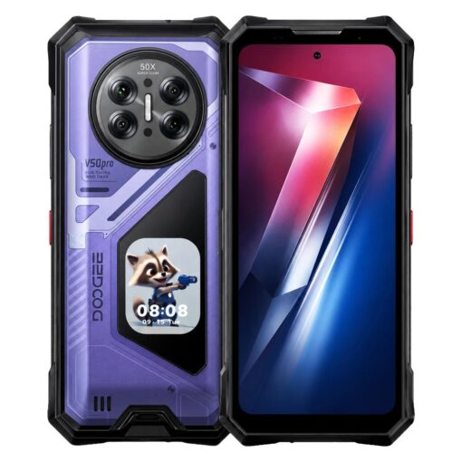 Smartphone Doogee V50 Pro 5G 512GB 12GB RAM Dual SIM NFC Tela 6.78" - Roxo
