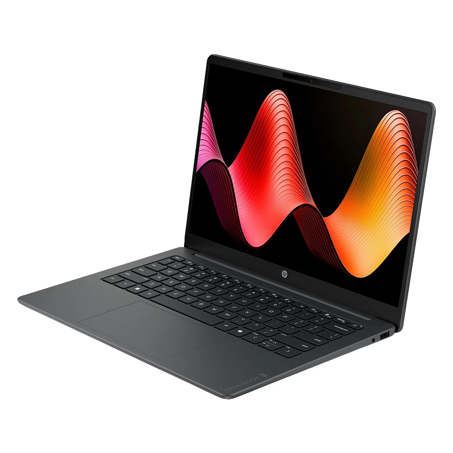 Notebook HP OmniBook 3 AI Snapdragon X 16GB RAM 512GB SSD Pantalla 14" 2K Touch Windows 11 Inglés Negro - 14-HZ0053CL - Imagen 3