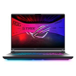 Notebook Gamer ASUS ROG Strix G16 Intel Core i9-14900HX RTX 5070 32GB RAM 1TB SSD Tela 16" Full HD Windows 11 Inglês Cinza - G615JPR-AS96