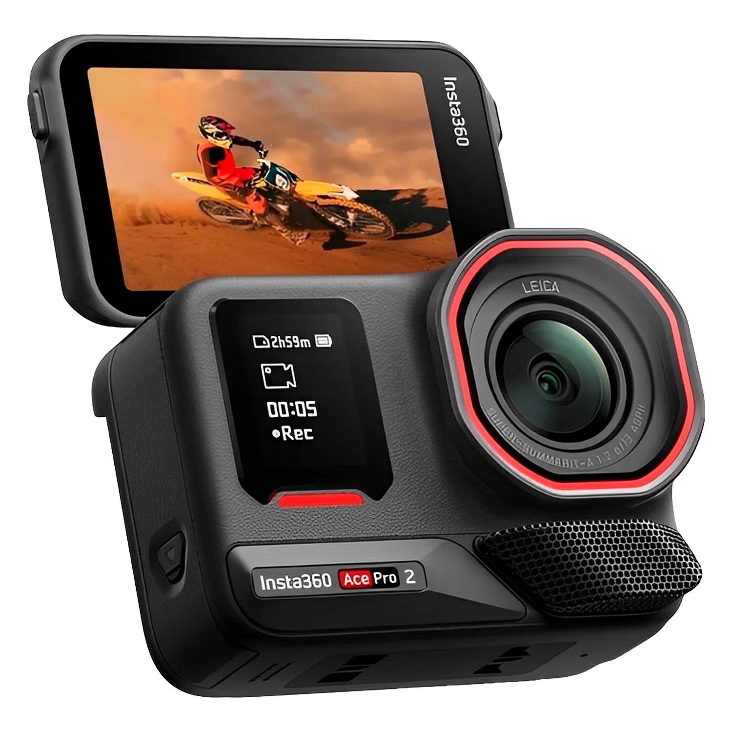 Camara De Acción Insta360 Ace Pro 2 Flash Print CINSBBGA 50MP WiFi - Negro - Imagen 3