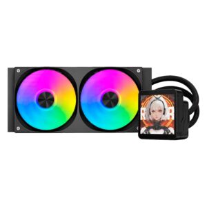 Water Cooler Para Procesador darkFlash DV240S Max ARGB - Negro - Imagen 3