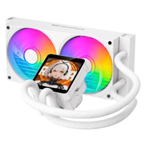 Water Cooler Para Procesador darkFlash DV240S Max ARGB - Blanco - Imagen 2