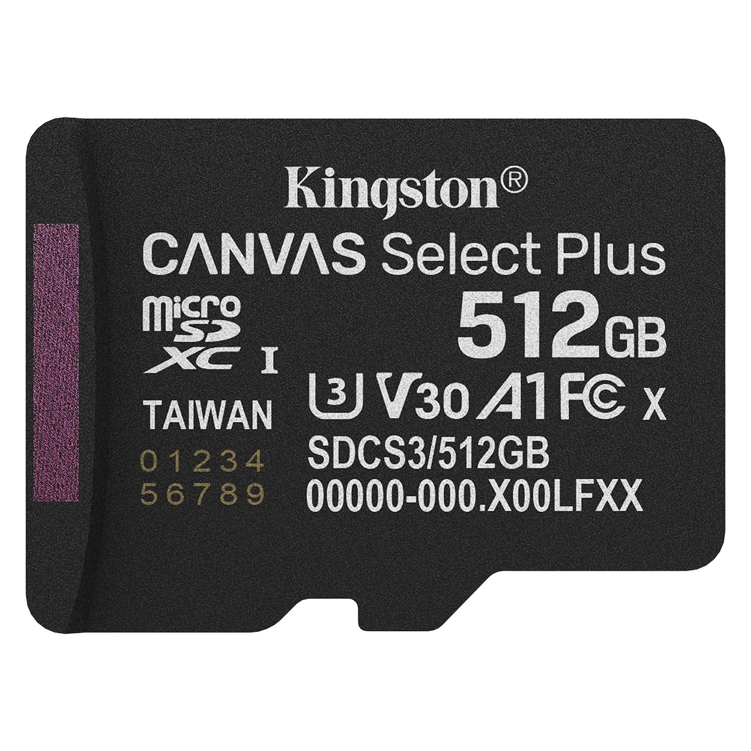 Tarjeta De Memoria SD Kingston Canvas Go Plus 512GB 150Mbs - SDCS3/512GB - Imagen 2