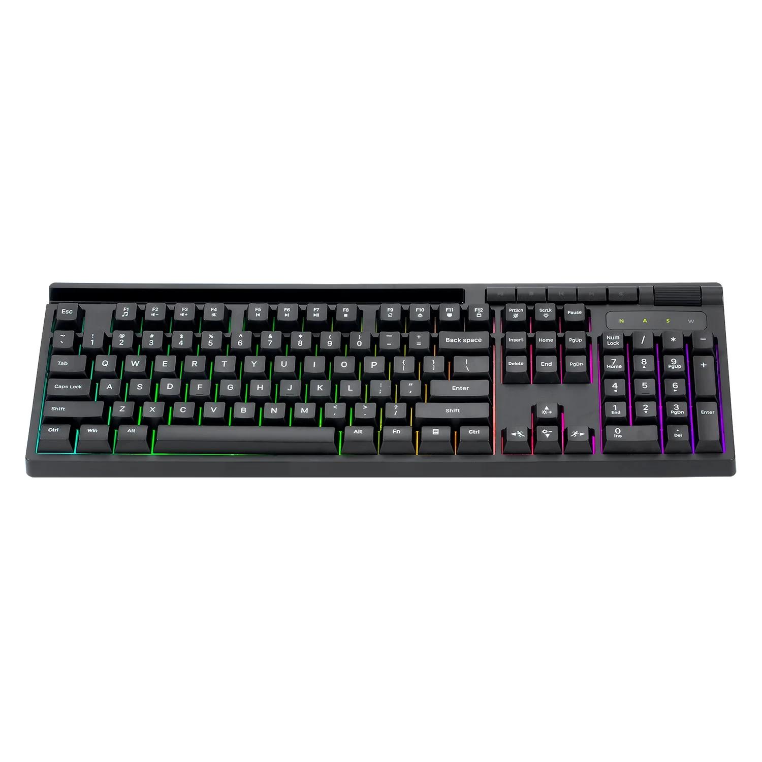 TECLADO MARVO K603 SOLDAT S40 WIRED USB Inglés BLACK - Imagen 3