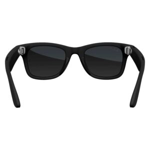 Anteojos De Sol Ray-Ban Meta Wayfarer RW4008 WiFi Meta IA 32GB - Negro Matte Lente Polarized Grafite - Imagen 4