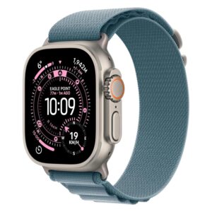 Apple Watch Ultra 3 MEWM4AF/A Celular + GPS Caja Titanio Natural 49mm - Loop Alpine Azul