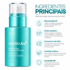 Sérum Facial Medicube Azelaic Acid Exosome Shot 2000 30ml - Imagen 2