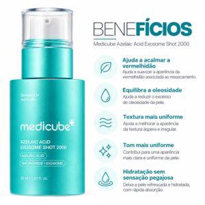 Sérum Facial Medicube Azelaic Acid Exosome Shot 2000 30ml - Imagen 3