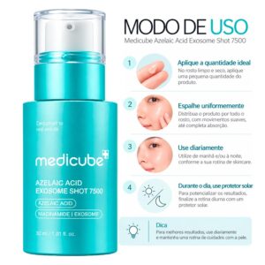 Sérum Facial Medicube Azelaic Acid Exosome Shot 7500 30ml - Imagen 4