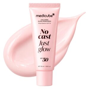 Protector Solar Facial Medicube Glow Collagen Sunscreen SPF 50 50ml - Imagen 5