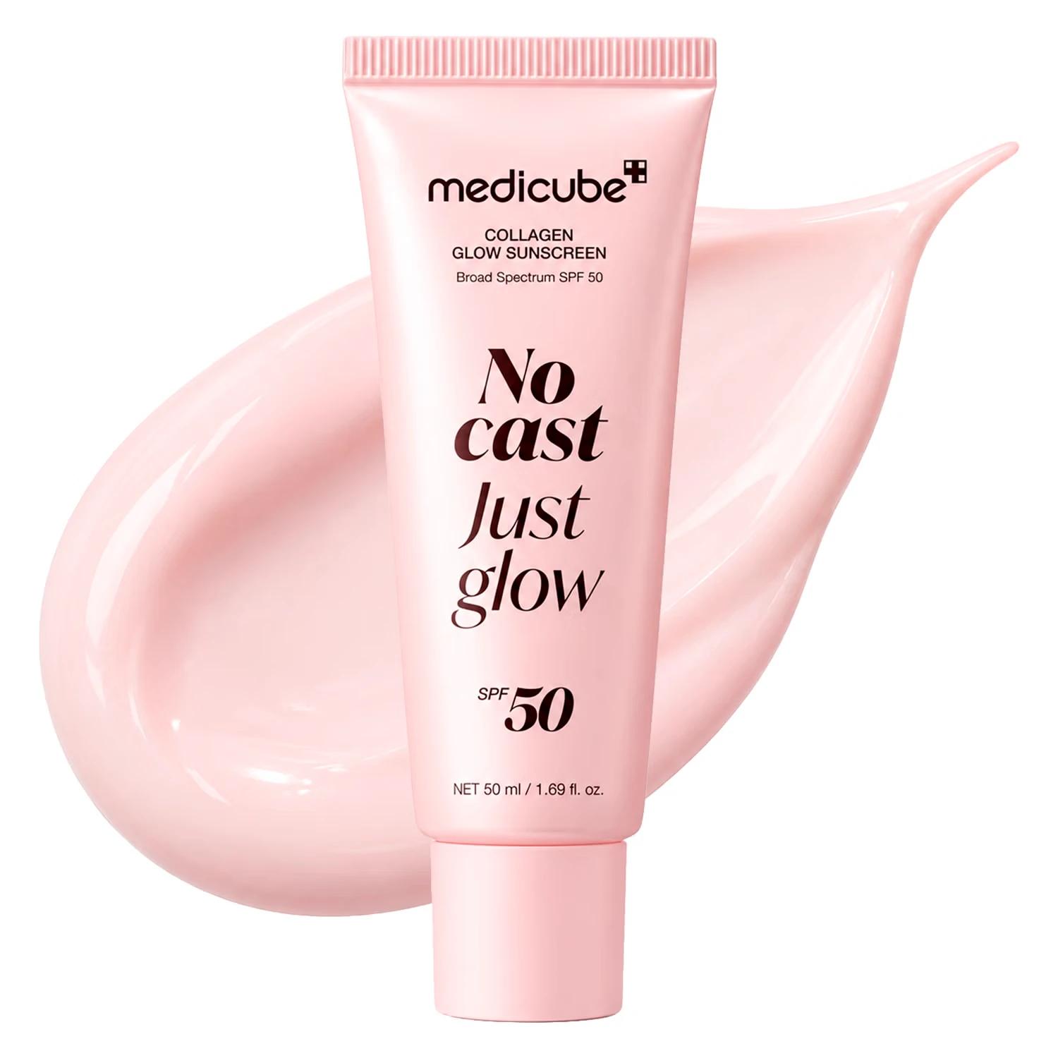 Protector Solar Facial Medicube Glow Collagen Sunscreen SPF 50 50ml - Imagen 5
