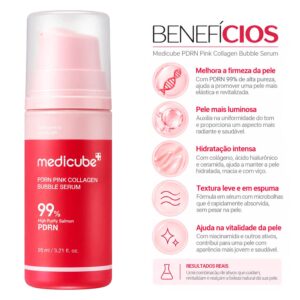 Sérum Facial Medicube PDRN Rosa Collagen Bubble 95ml - Imagen 3