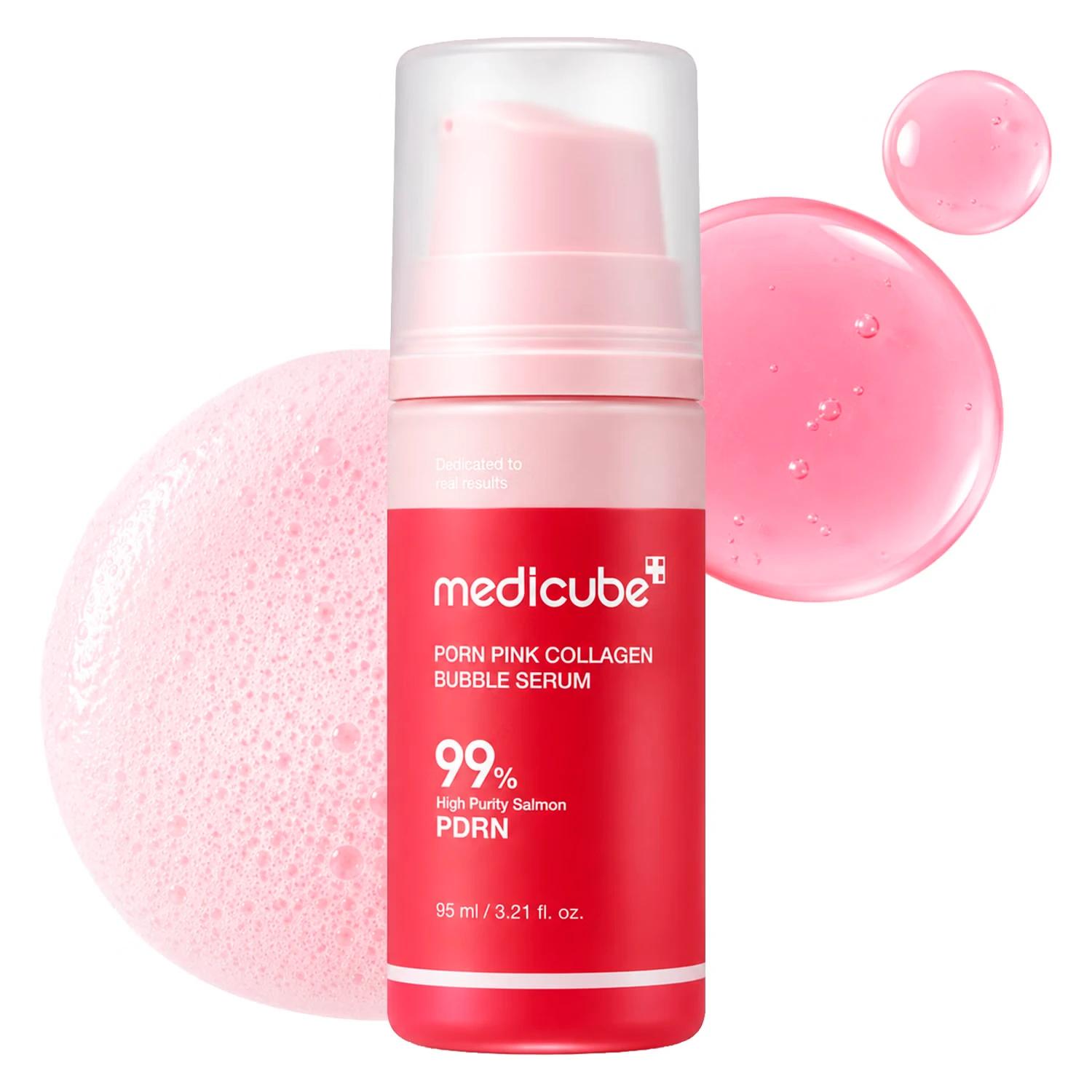 Sérum Facial Medicube PDRN Rosa Collagen Bubble 95ml - Imagen 5