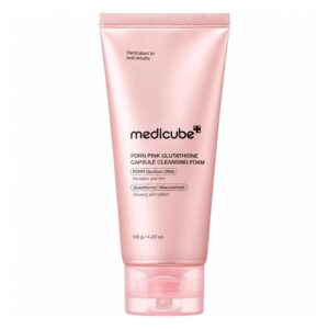 Espuma De Limpieza Facial Medicube PDRN Rosa Glutathione Capsule Cleansing Foam