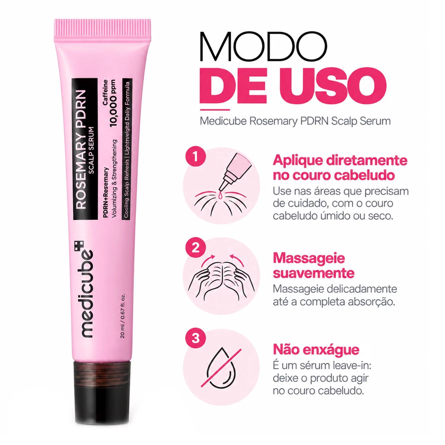 Sérum Para Cuero Cabelludo Medicube Rosemary PDRN Scalp 20ml - Imagen 4