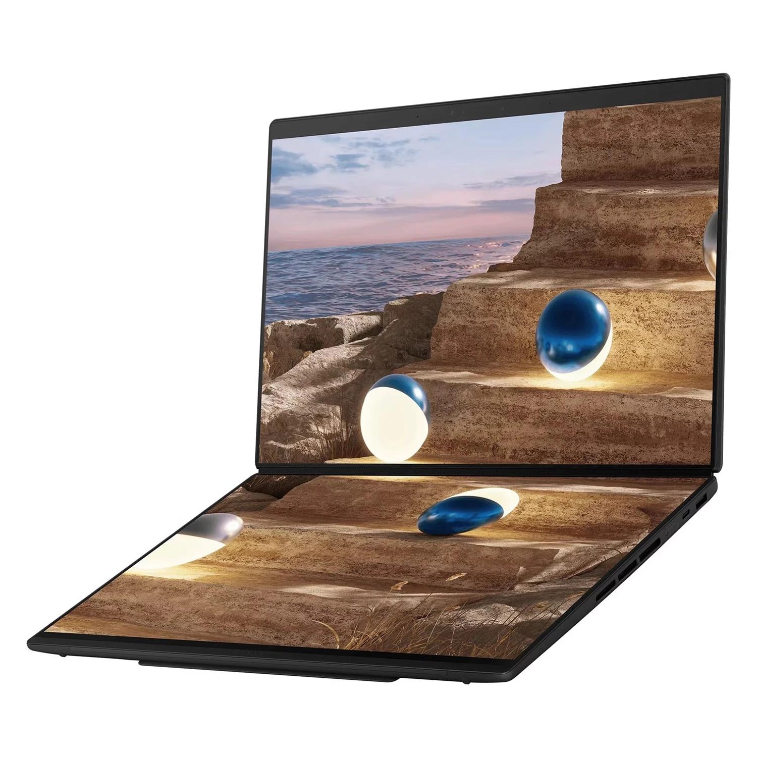 Notebook ASUS Zenbook DUO Intel Core Ultra 9-386H 32GB RAM 1TB SSD Tela 14" 3K OLED Windows 11 Inglês Cinza - UX8407AA-DS99T - Imagen 4