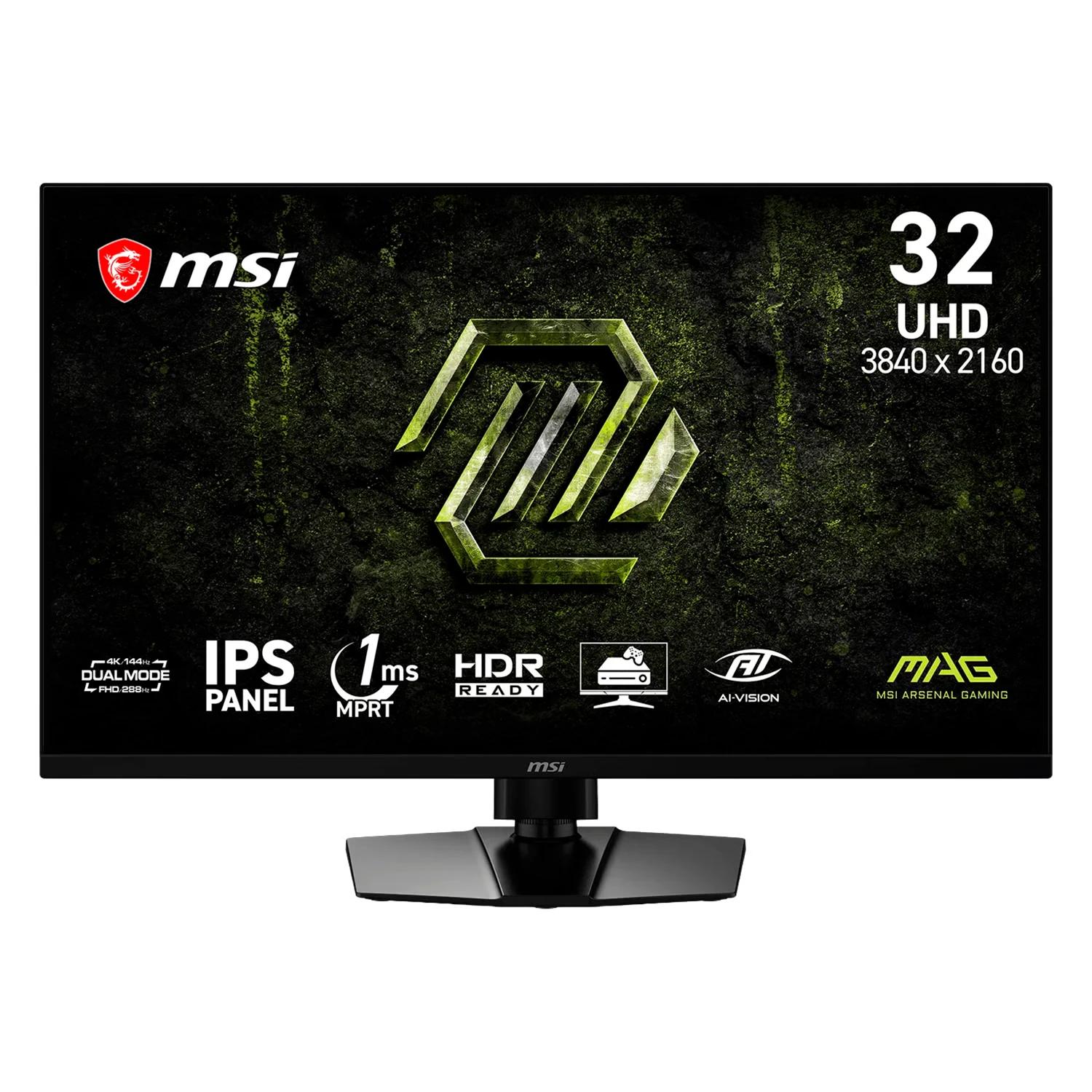 Monitor Gamer MSI MAG 321UPD E14 32" 4K Ultra HD 288Hz IPS - Negro