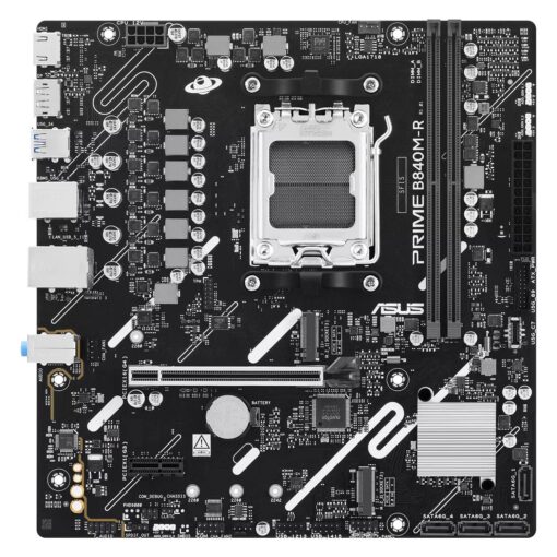 Alternative view of Placa Madre ASUS Prime B840M-R DDR5 Socket AM5 Chipset AMD B840 Micro ATX