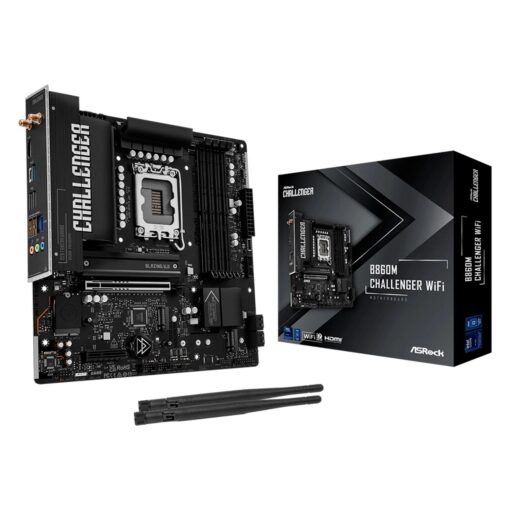 Placa Madre ASRock B860M Challenger WiFi DDR5 Socket LGA 1851 Chipset Intel B860 Micro ATX