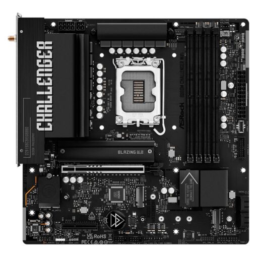 Alternative view of Placa Madre ASRock B860M Challenger WiFi DDR5 Socket LGA 1851 Chipset Intel B860 Micro ATX