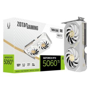 VGA RTX-5060TI 16GB GDDR7 128BIT ZOTAC TWIN EDGE OC ZT-B50620Q-10M WHI